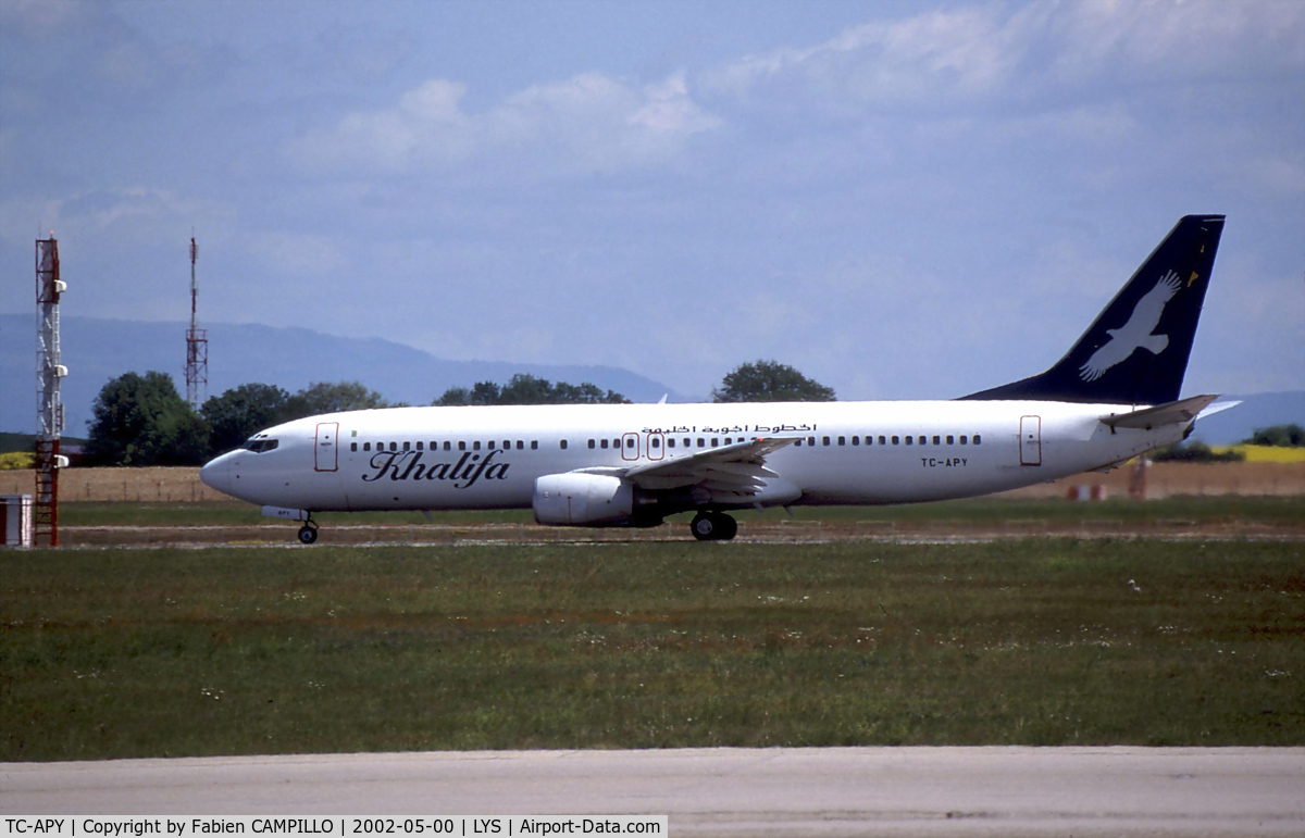 TC-APY, 1999 Boeing 737-86N C/N 28591, Khalifa