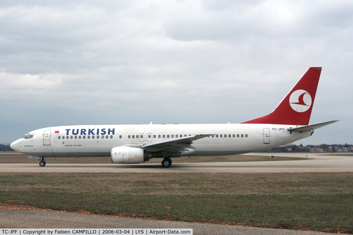 TC-JFF, 1998 Boeing 737-8F2 C/N 29768, Turkish