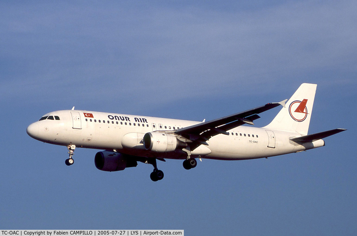 TC-OAC, 1992 Airbus A320-212 C/N 313, Onur Air