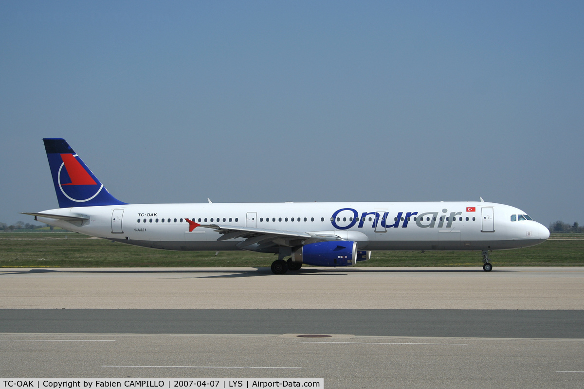 TC-OAK, 1999 Airbus A321-231 C/N 954, Onur Air