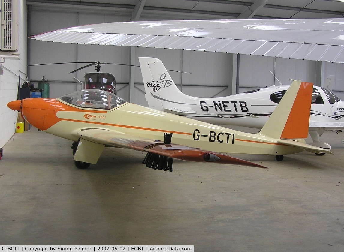 G-BCTI, 1974 Schleicher ASK-16 C/N 16029, ASK16 hangared at Turweston