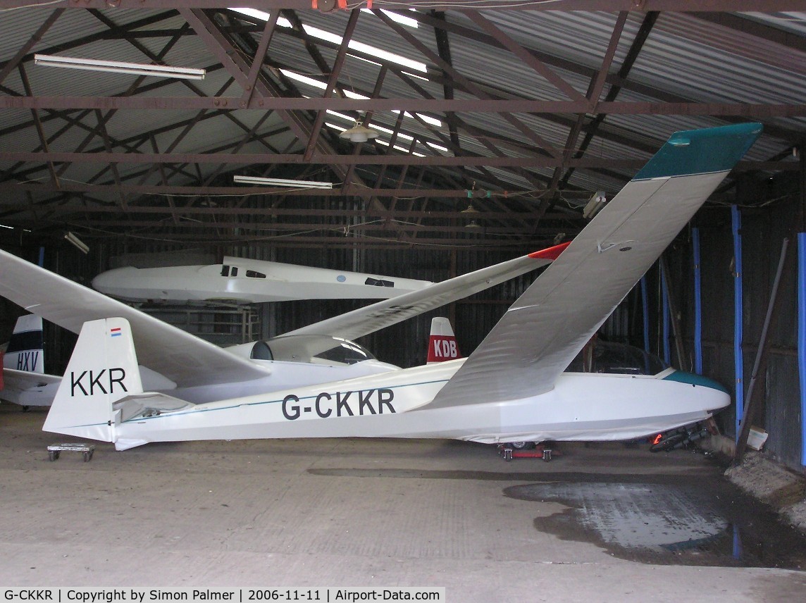 G-CKKR, 1968 Schleicher ASK-13 C/N 13065, ASK13 hangared at Hinton-in-the-Hedges airfield