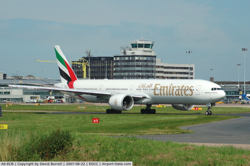 A6-ECB, 2007 Boeing 777-31H/ER C/N 32714, Emirates - Taxiing