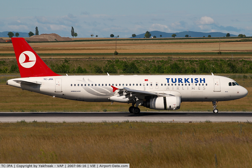 TC-JPA, 2005 Airbus A320-232 C/N 2609, Turkish Airlines Airbus A320