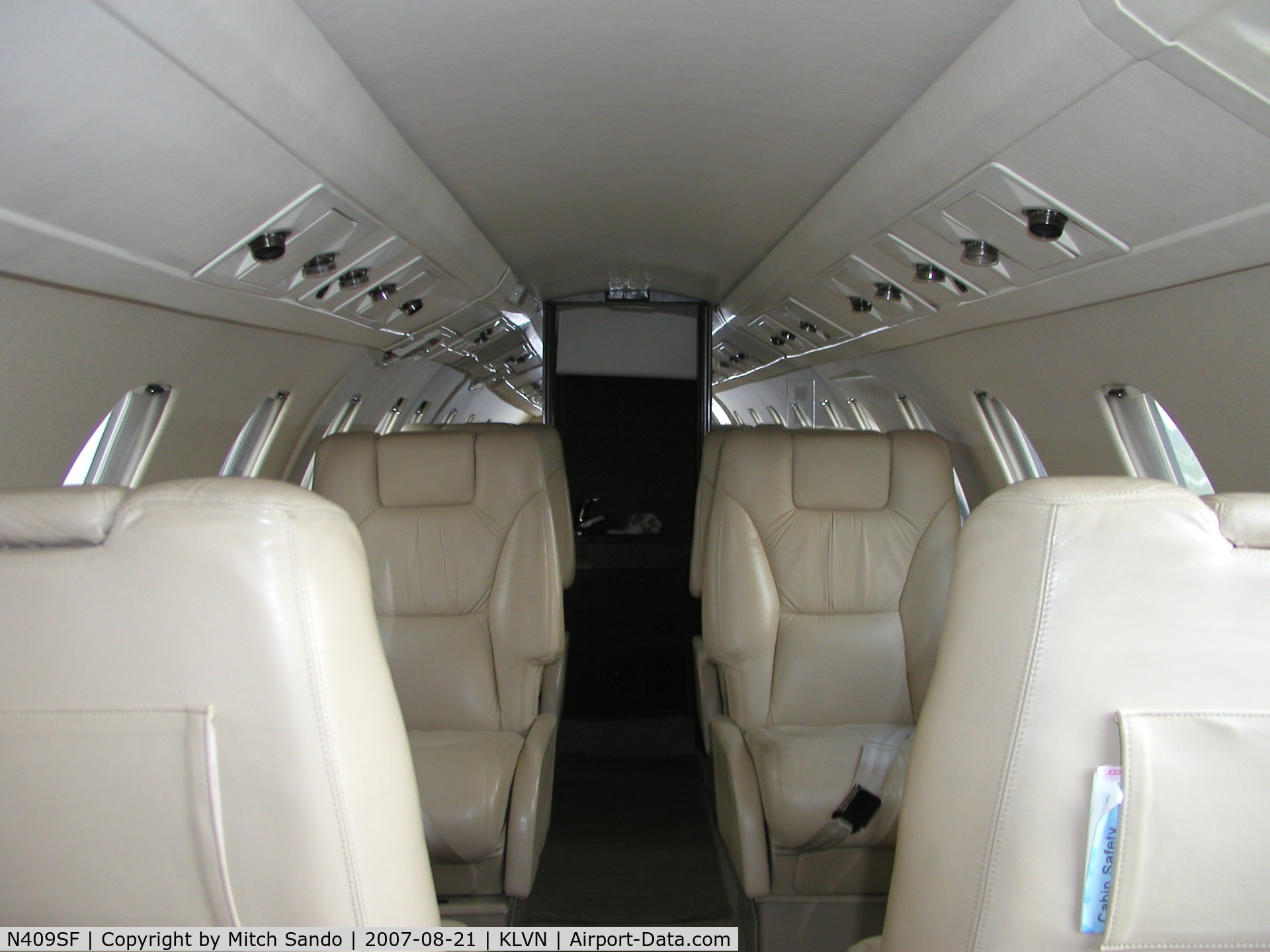 N409SF, 1984 Cessna 650 Citation C/N 650-0029, Thanks to the guys at the Aircraft Resource Center for this picture.