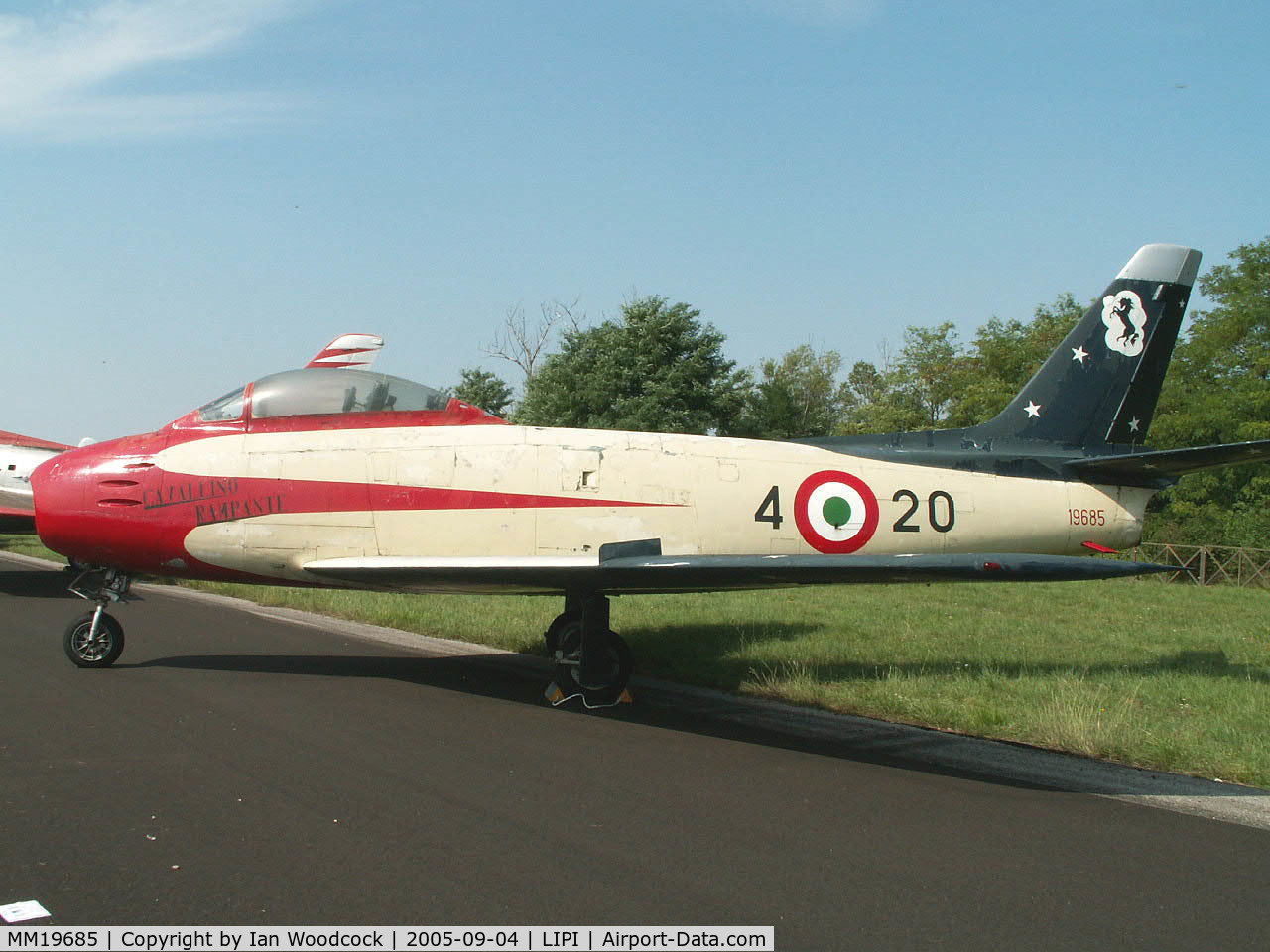 MM19685, Canadair CL-13A Sabre C/N 585, Canadair CL-13A/Preserved/Rivolto-Udine
