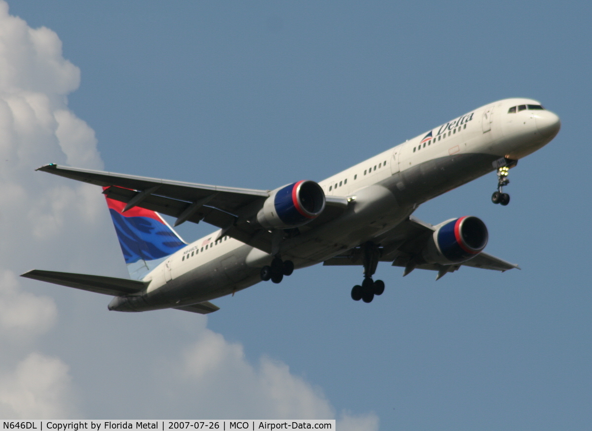 N646DL, 1989 Boeing 757-232 C/N 24217, Delta