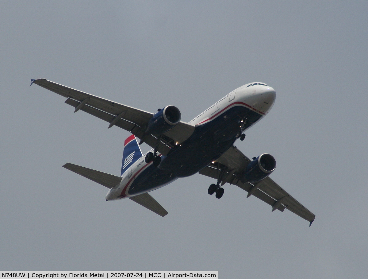 N748UW, 2000 Airbus A319-112 C/N 1311, US