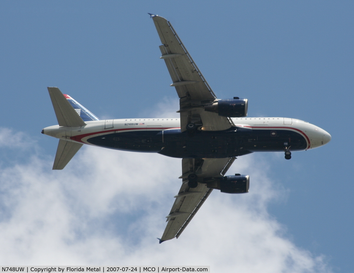 N748UW, 2000 Airbus A319-112 C/N 1311, US