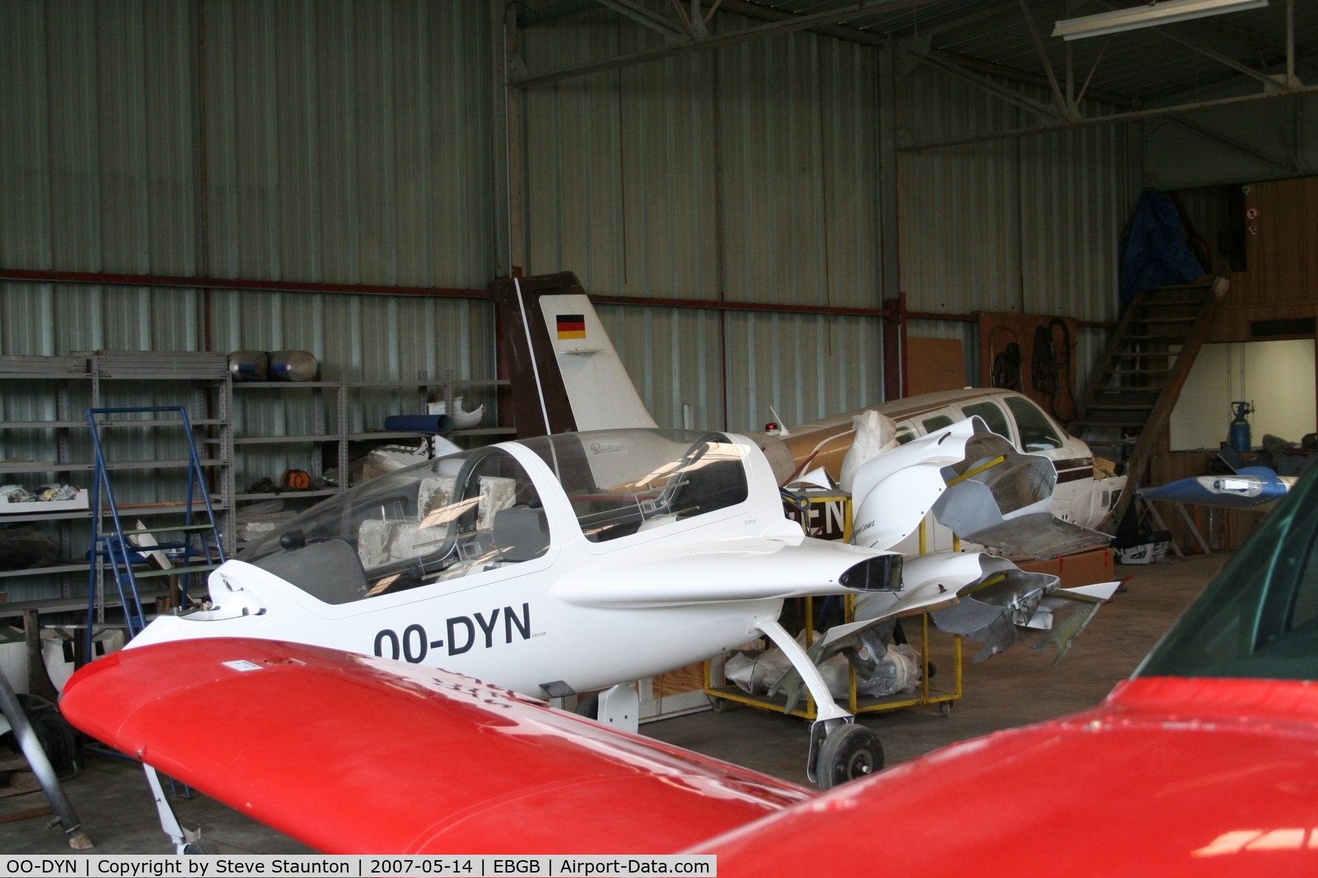 OO-DYN, Gyroflug SC-01B-160 Speed Canard C/N S-24, Taken on a Aeroprint tour @ Grimbergen