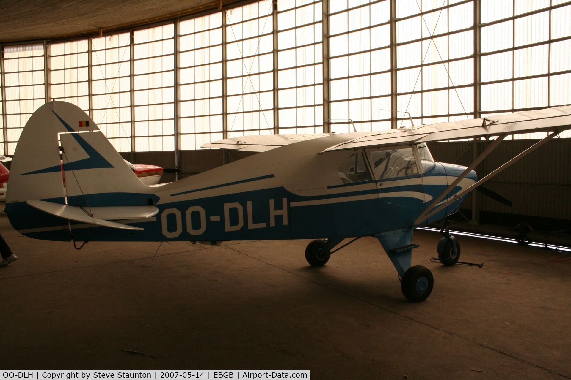 OO-DLH, 1960 Piper PA-22-160 Tri Pacer C/N 22-7419, Taken on a Aeroprint tour @ Grimbergen