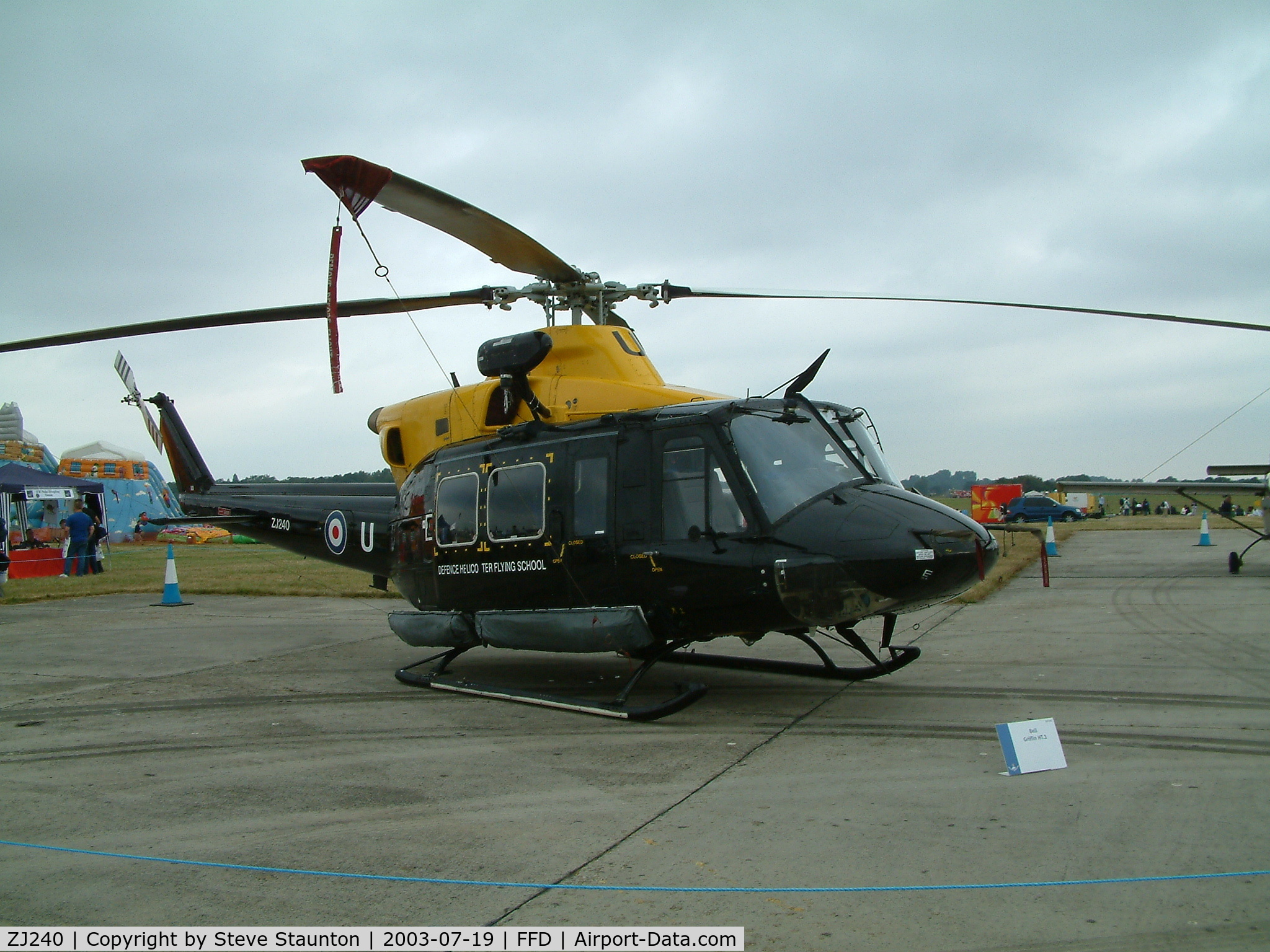ZJ240, 1997 Bell 412EP Griffin HT1 C/N 36163, Royal International Air Tattoo 2003
