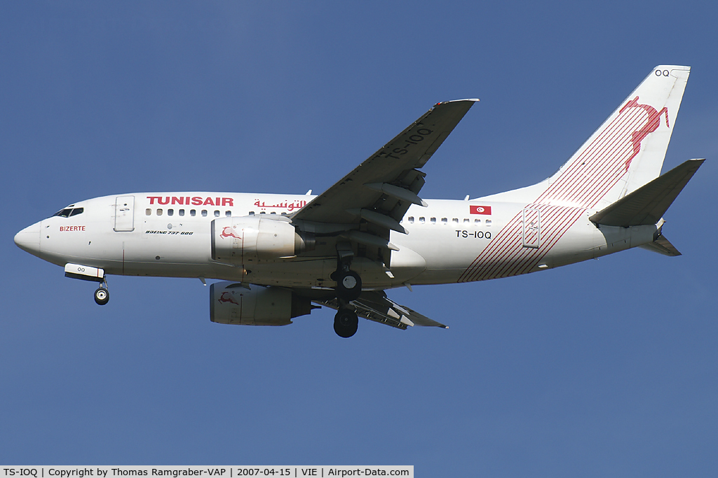 TS-IOQ, 2000 Boeing 737-6H3 C/N 29501, Tunis Air Boeing 737-600