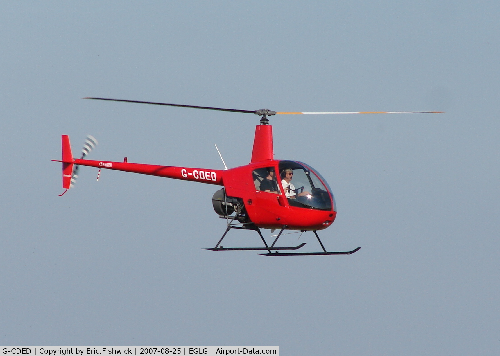 G-CDED, 2004 Robinson R22 Beta C/N 3747, 4. G-CDED at Panshanger Airfield.