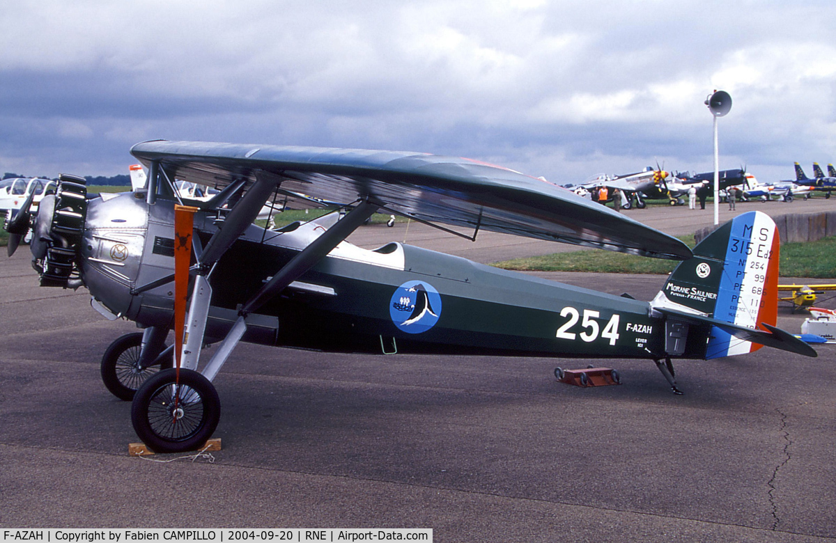 F-AZAH, Morane-Saulnier MS-315 C/N 254, EOS33 & 35-350L