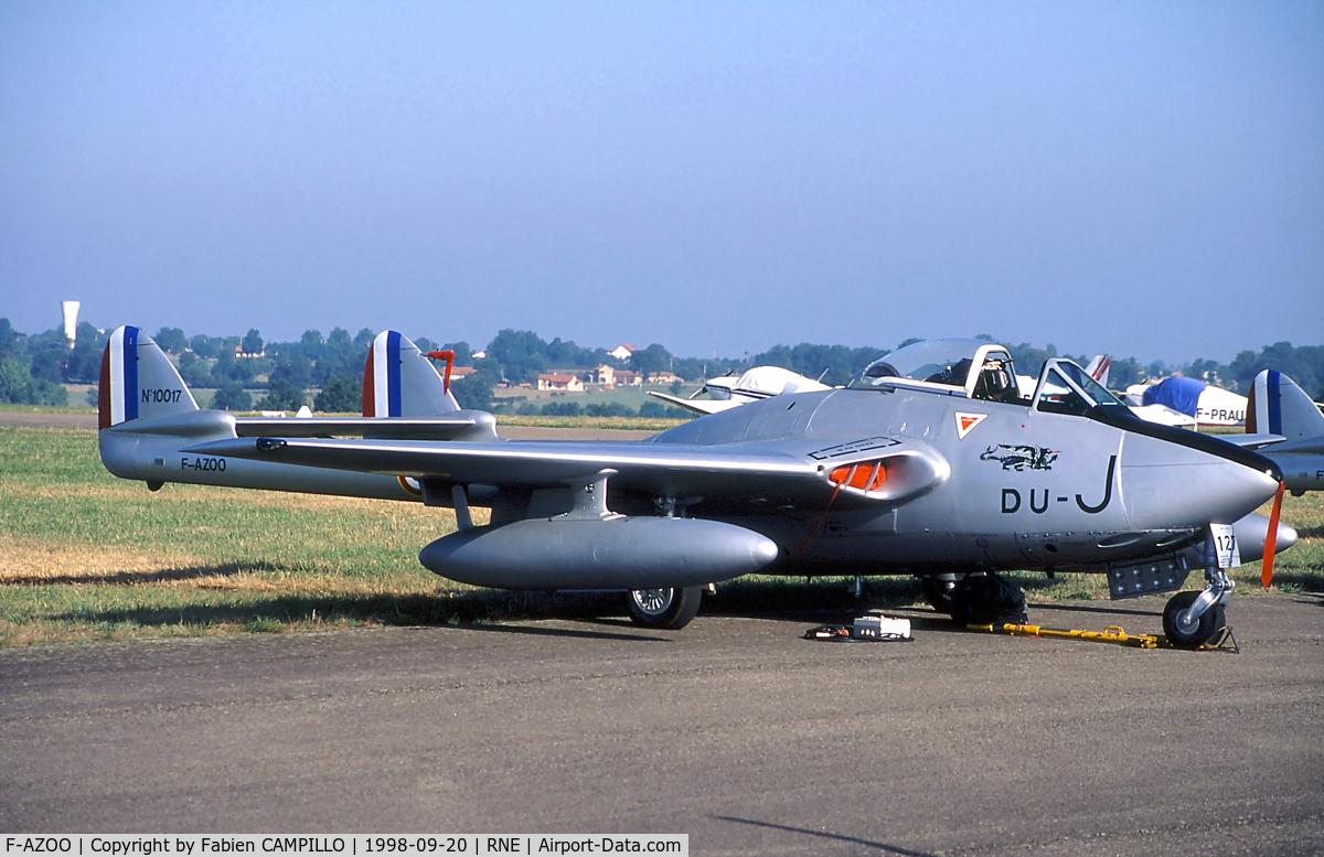 F-AZOO, De Havilland (FFA) Vampire FB.6 (DH-100) C/N 636, 636