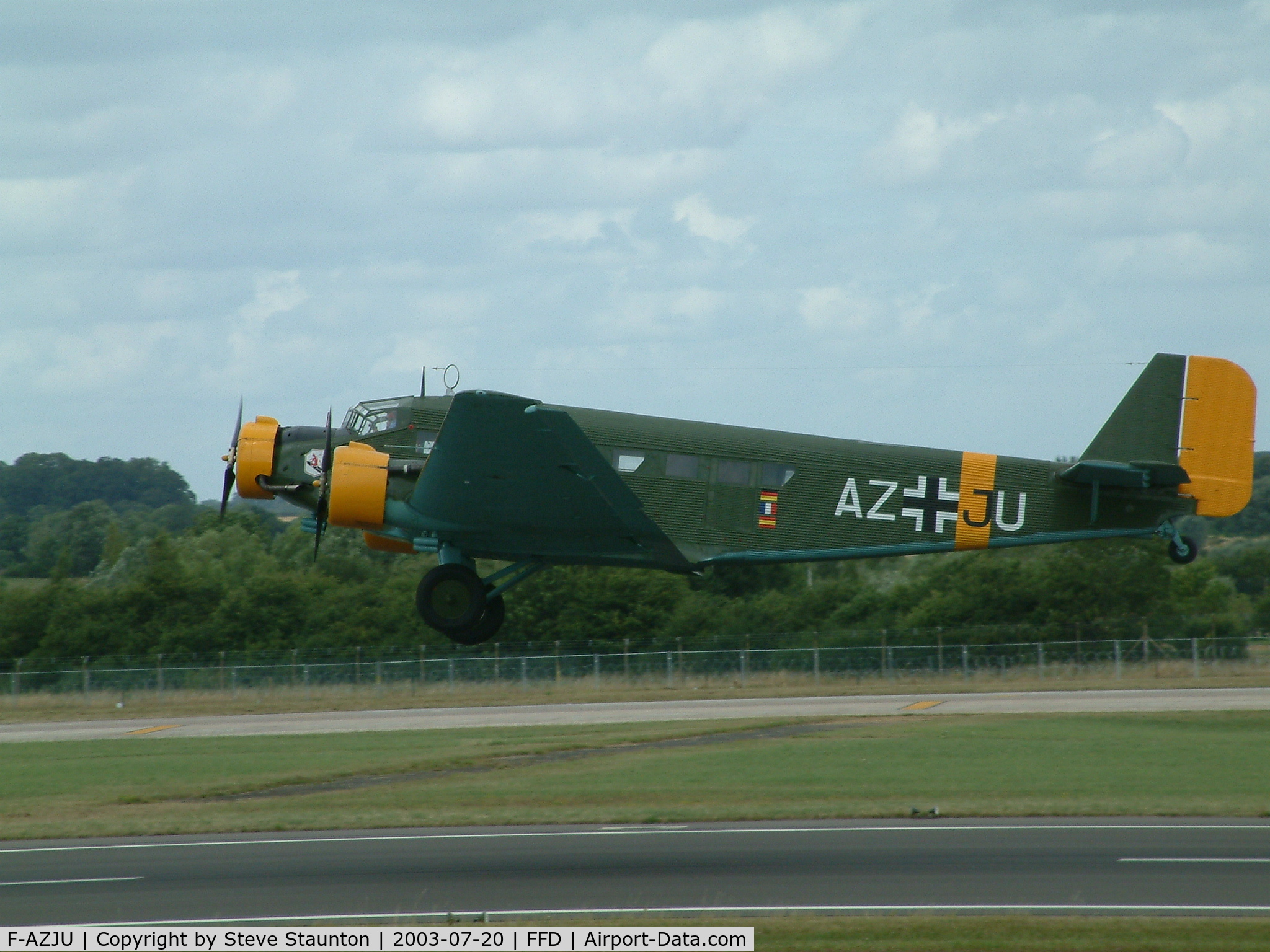 F-AZJU, 1952 Junkers (CASA) 352L (Ju-52) C/N 103, Royal International Air Tattoo 2003