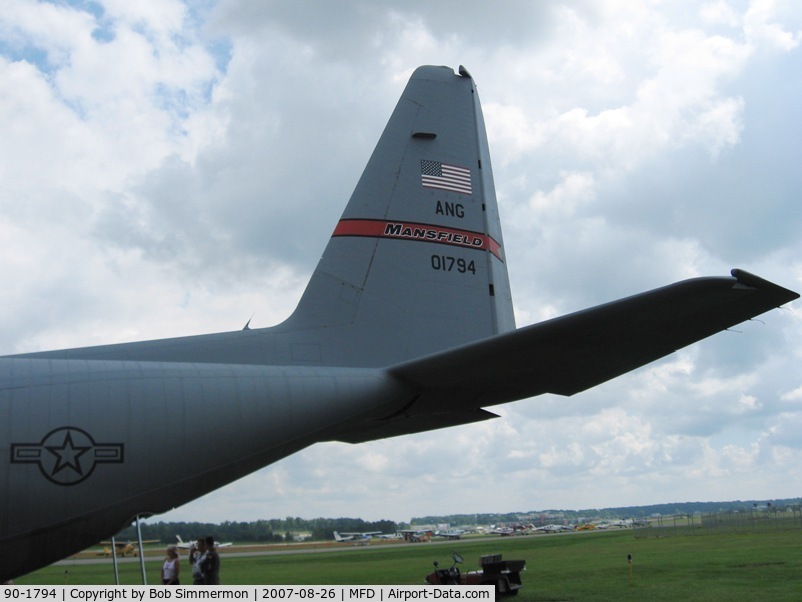 90-1794, 1990 Lockheed C-130H Hercules C/N 382-5247, (c/n 382-5247 C-130H Hercules) EAA Merfi at Mansfield, OH