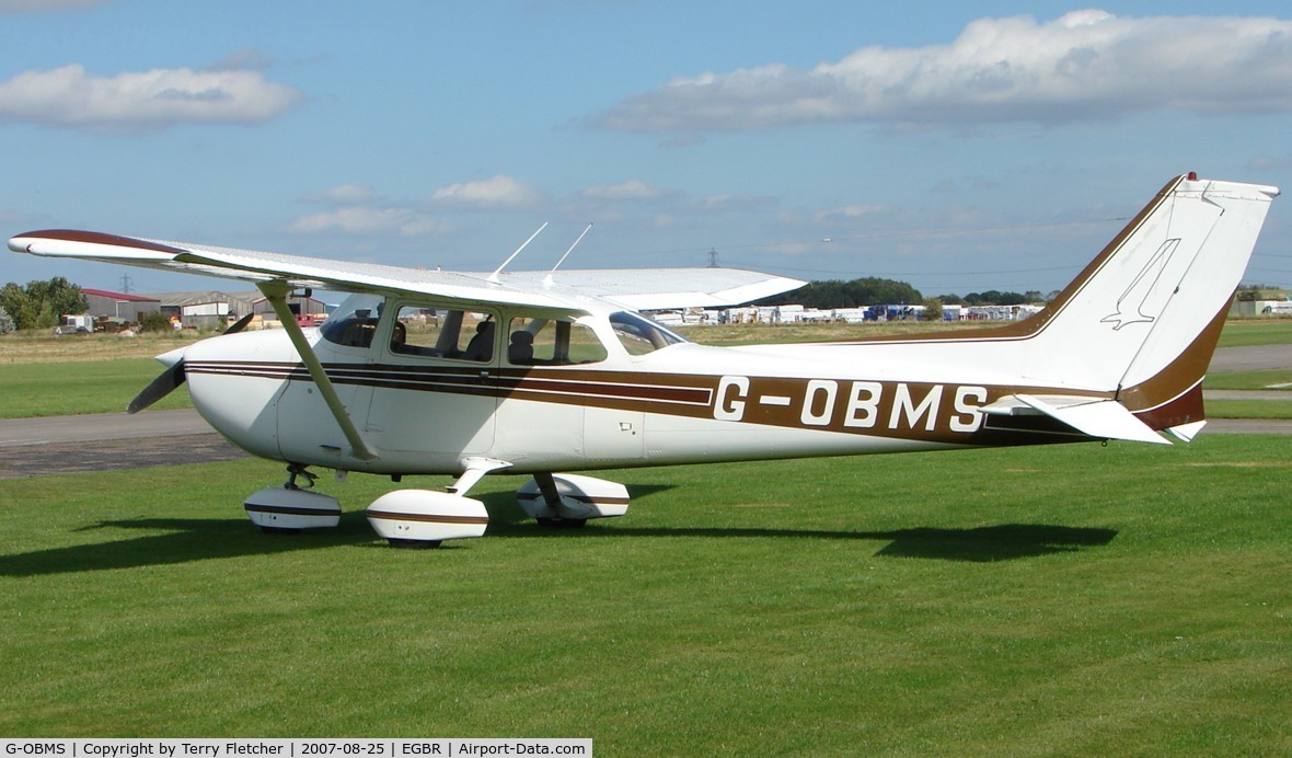 G-OBMS, 1977 Reims F172N Skyhawk C/N 1584, Cessna F172N at Breighton Uk
