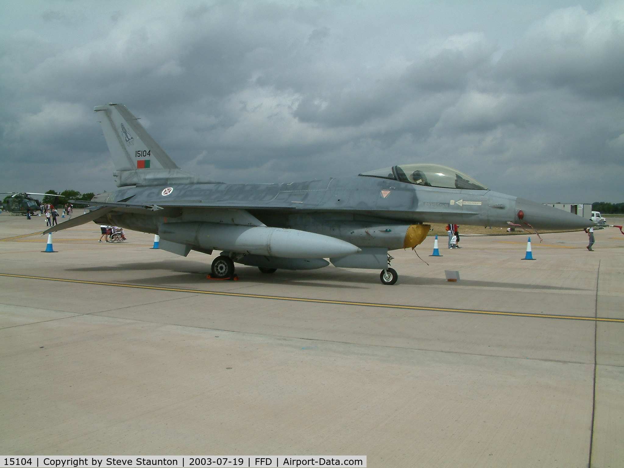 15104, 1993 Lockheed F-16AM Fighting Falcon C/N AA-4, Royal International Air Tattoo 2003