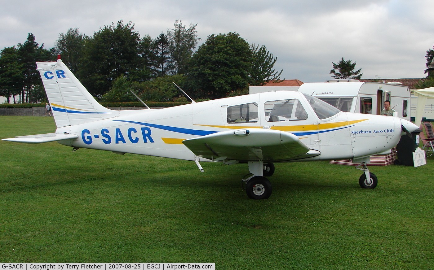 G-SACR, 1988 Piper PA-28-161 Cadet C/N 2841046, 2007 PFA Regional Rally at Sherburn , Yorkshire , UK