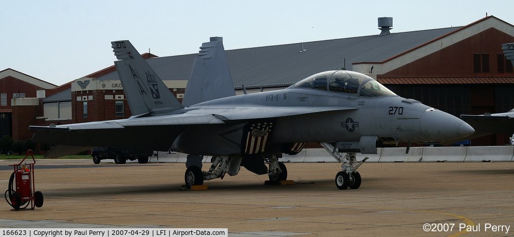 166623, Boeing F/A-18F Super Hornet C/N F116, Even has the Rhino intake covers
