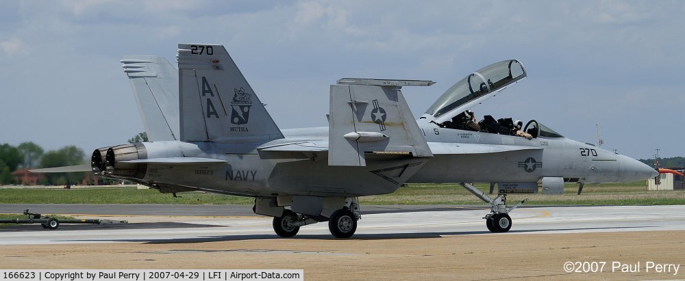 166623, Boeing F/A-18F Super Hornet C/N F116, Ripper Two-Seven-Zero is done for the day