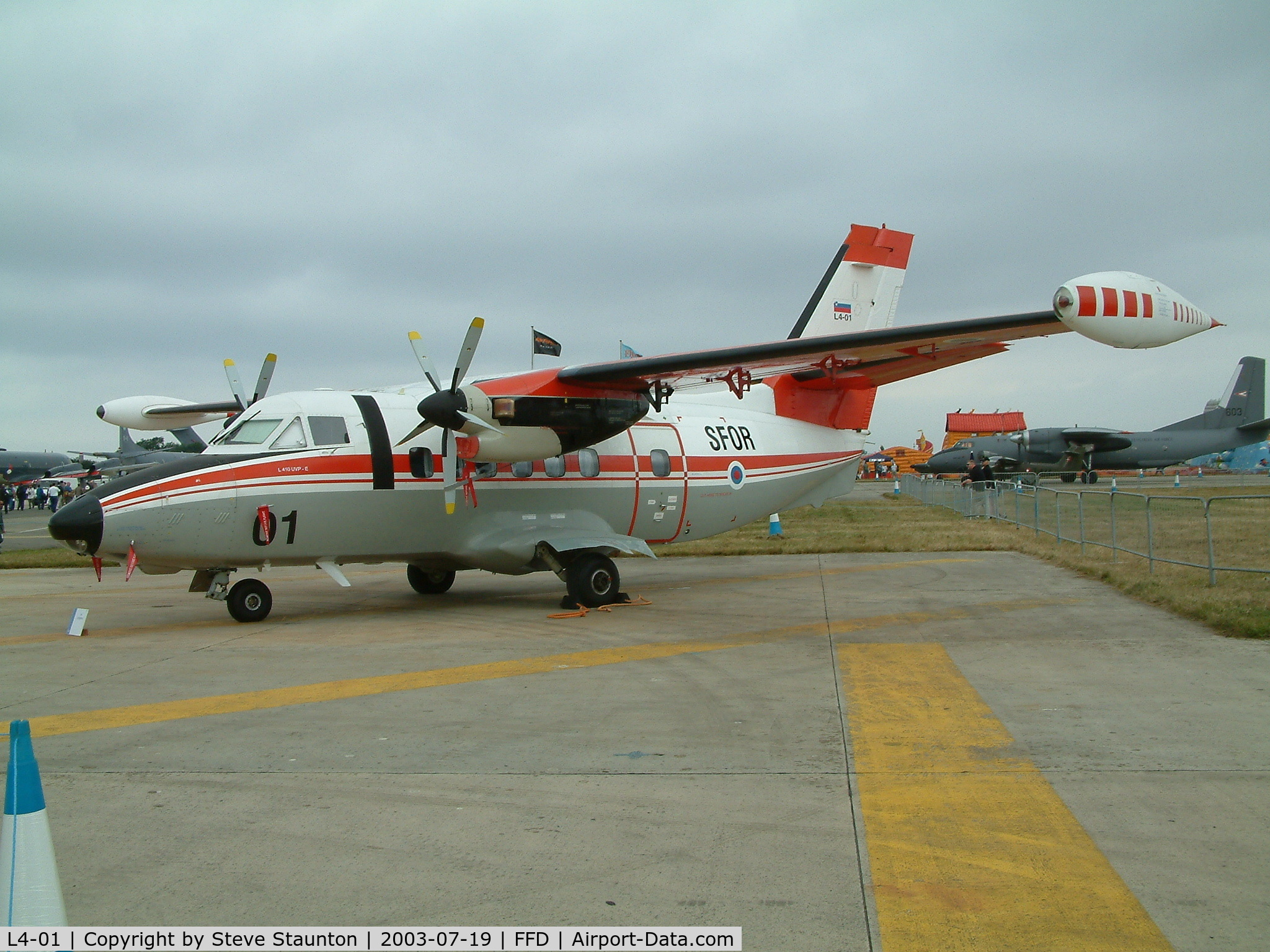 L4-01, 1991 Let L-410UVP-E Turbolet C/N 912606, Royal International Air Tattoo 2003
