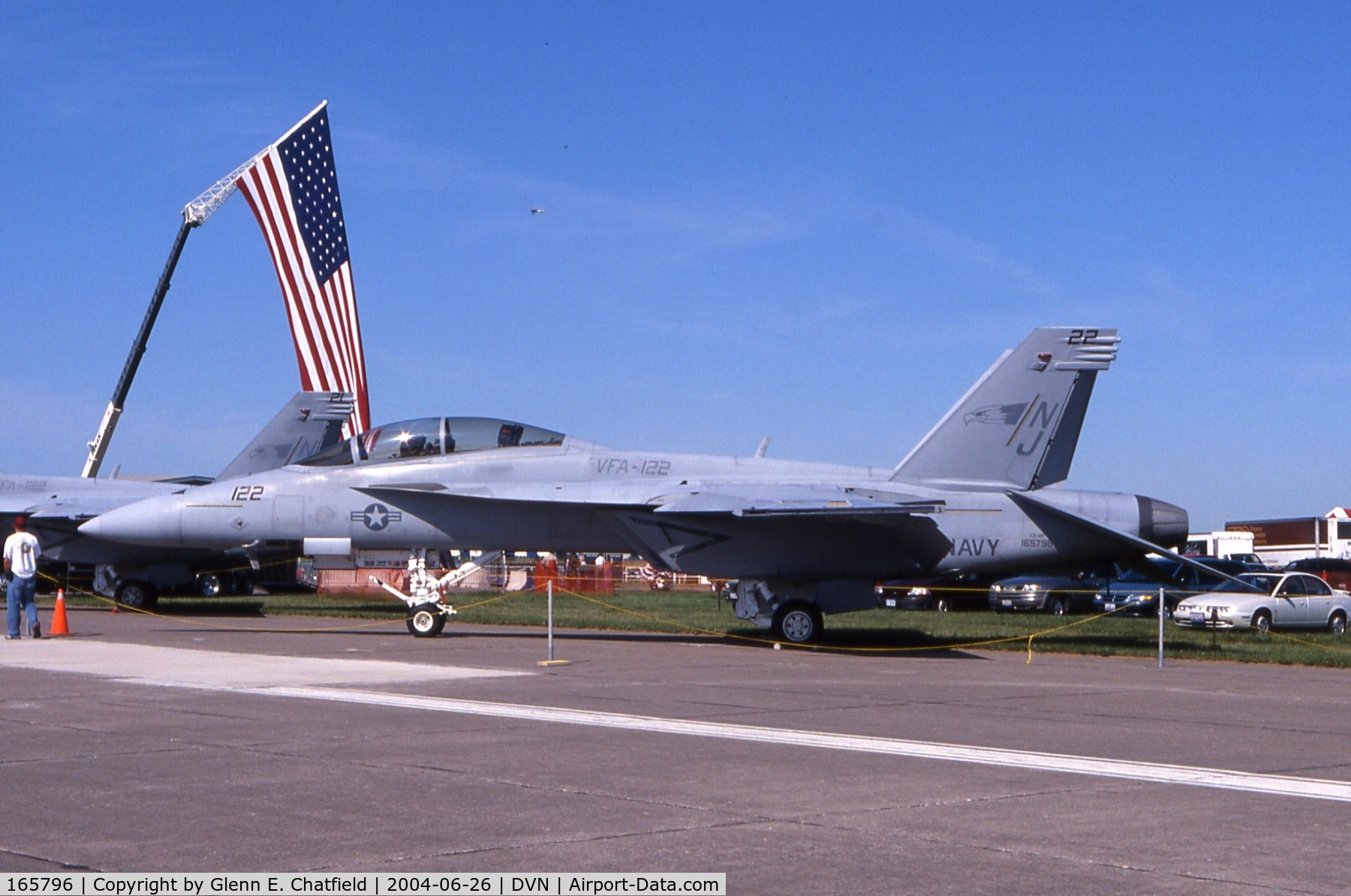 165796, Boeing F/A-18F Super Hornet C/N 1524/F022, F/A-18F at the Quad Cities Air Show