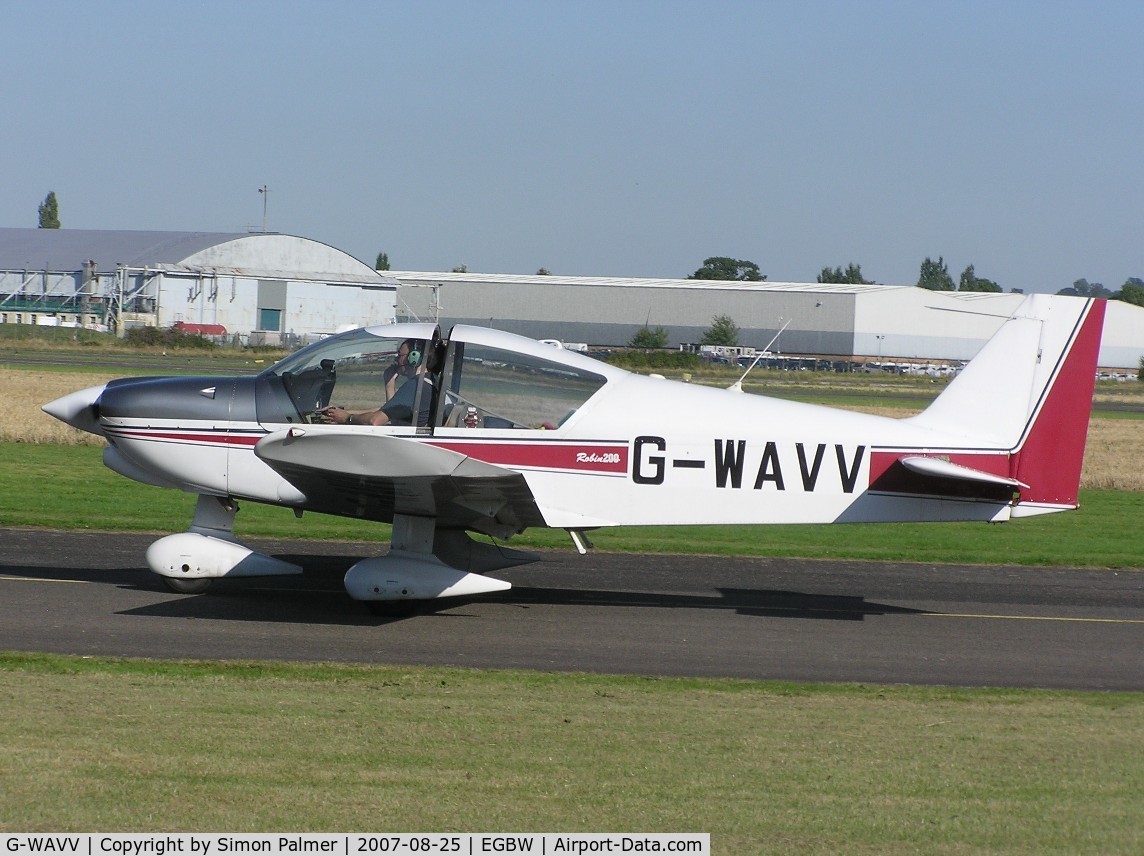 G-WAVV, 1995 Robin HR-200-120B C/N 291, Robin HR200 at Wellesbourne
