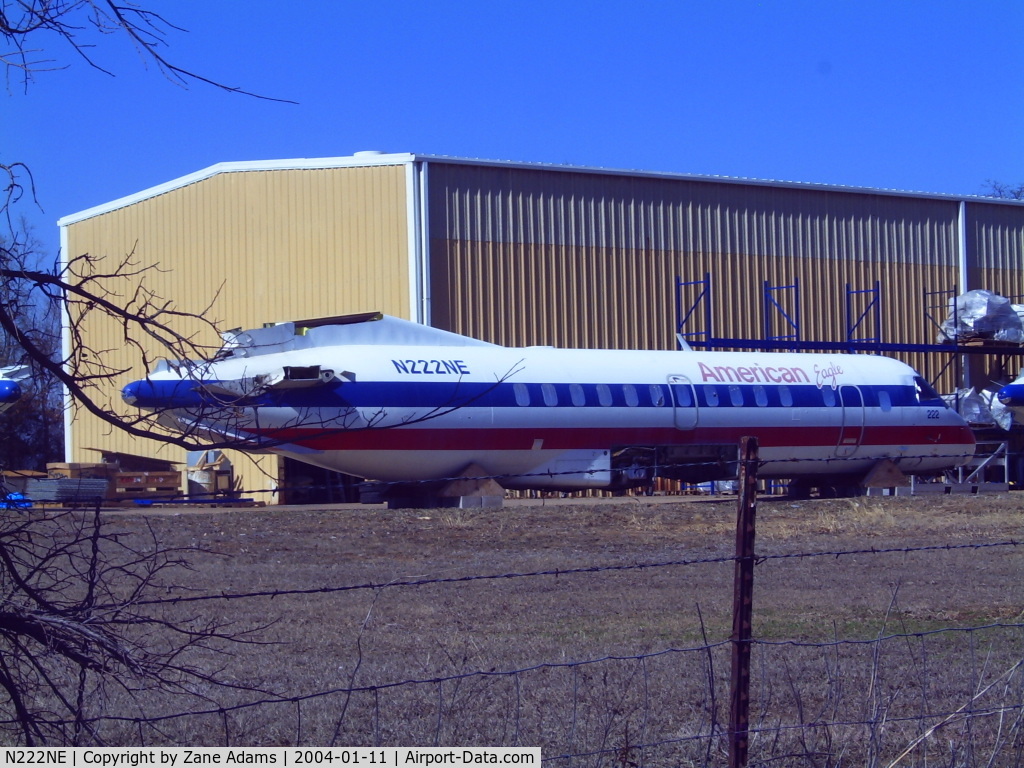 N222NE, 1991 Saab 340B C/N 340B-222, Being scrapped? in Mansfield, Texas  @ 2007