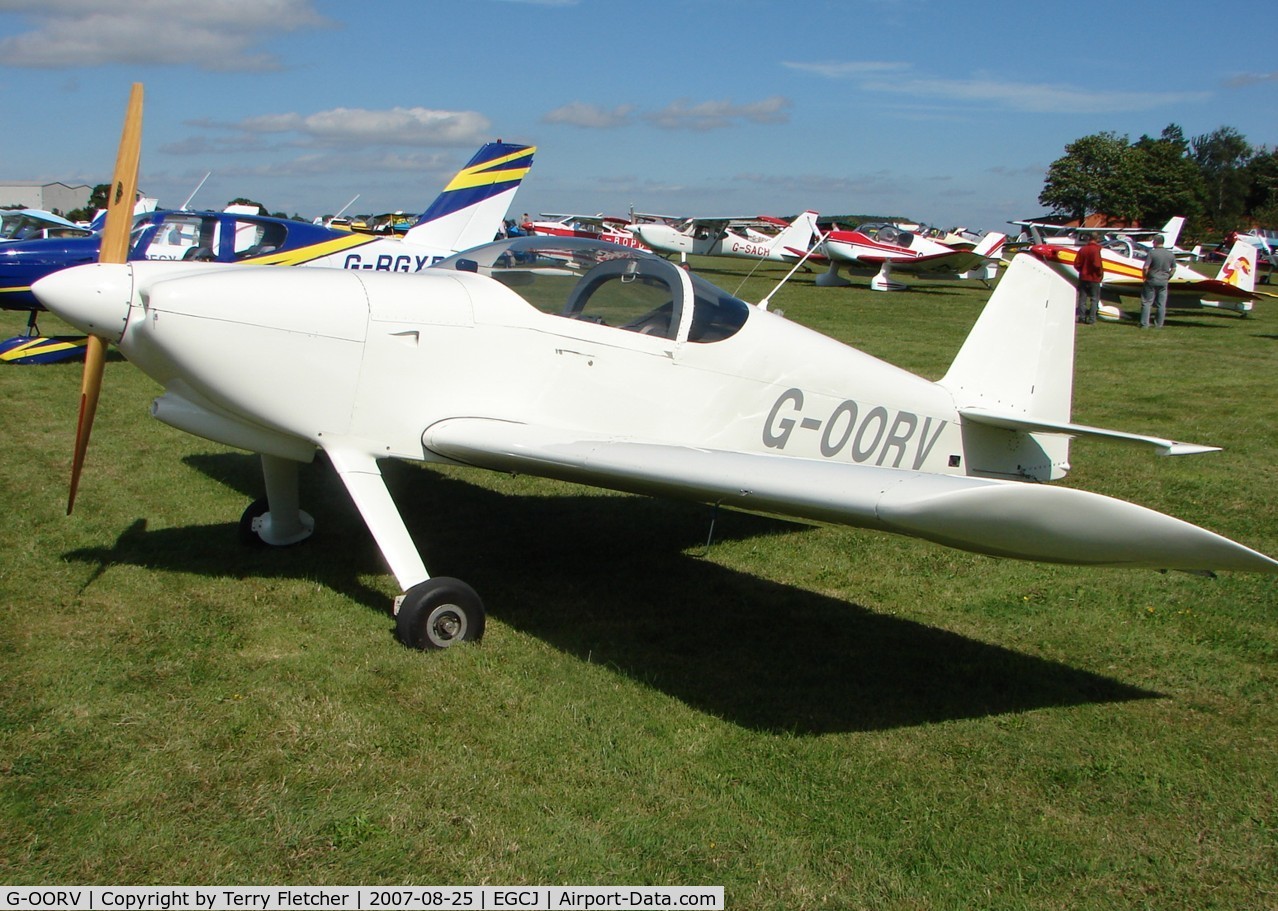 G-OORV, 2002 Vans RV-6 C/N 24319, 2007 PFA Regional Rally at Sherburn , Yorkshire , UK