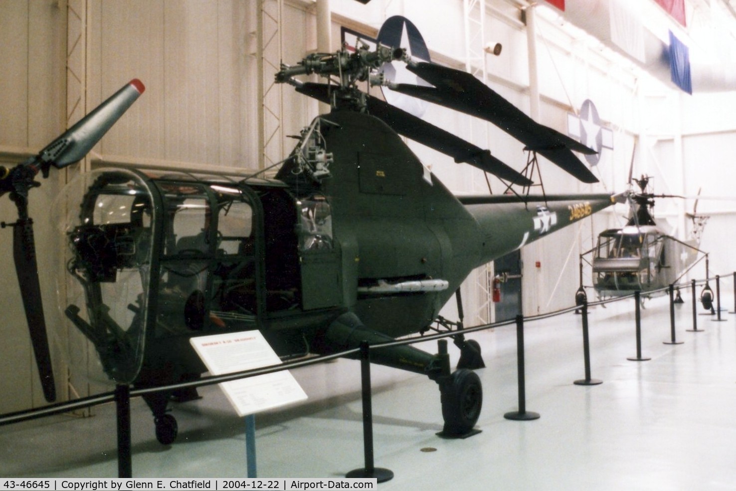 43-46645, 1944 Sikorsky R-5D Dragonfly C/N 188, R-5D/H-5D at the Army Aviation Museum