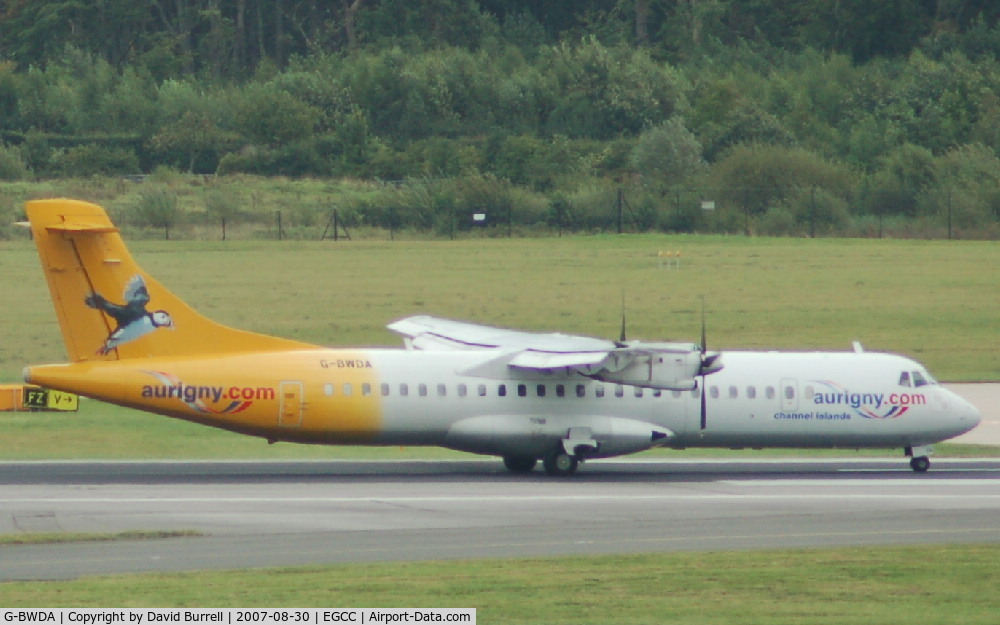 G-BWDA, 1995 ATR 72-202 C/N 444, Aurigney.com - Landed