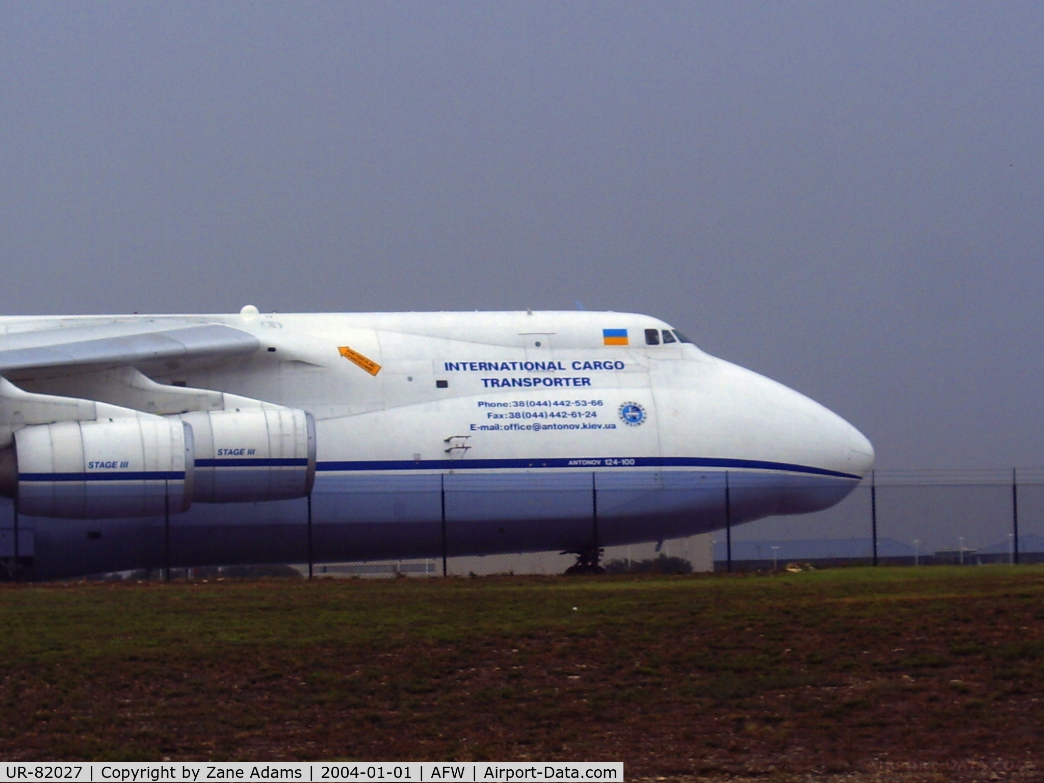 UR-82027, 1990 Antonov An-124-100 Ruslan C/N 19530502288, Broken in Ft. Worth