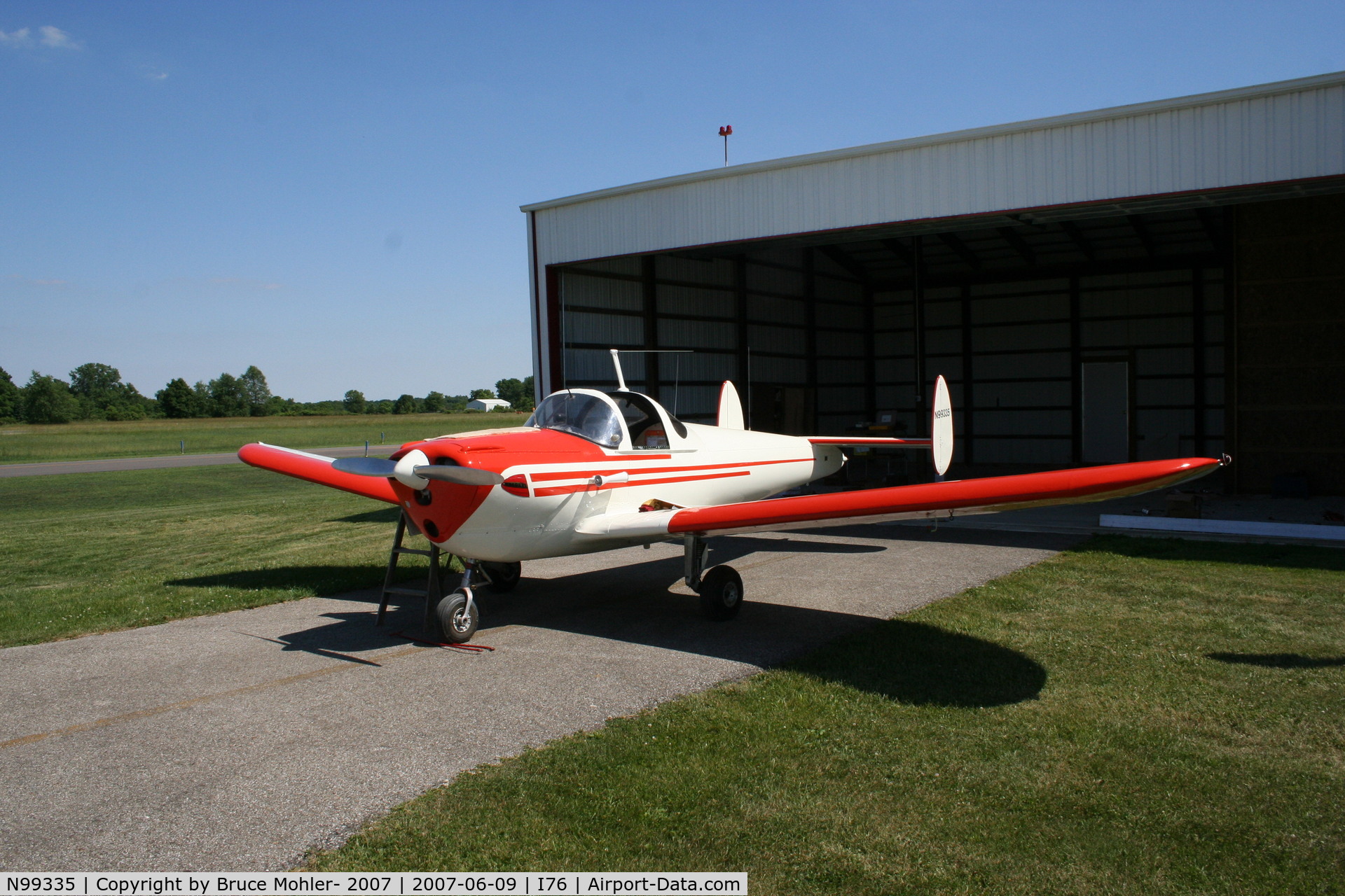 N99335, 1946 Erco 415C Ercoupe C/N 1958, N99335 After new paint and recovering wings
