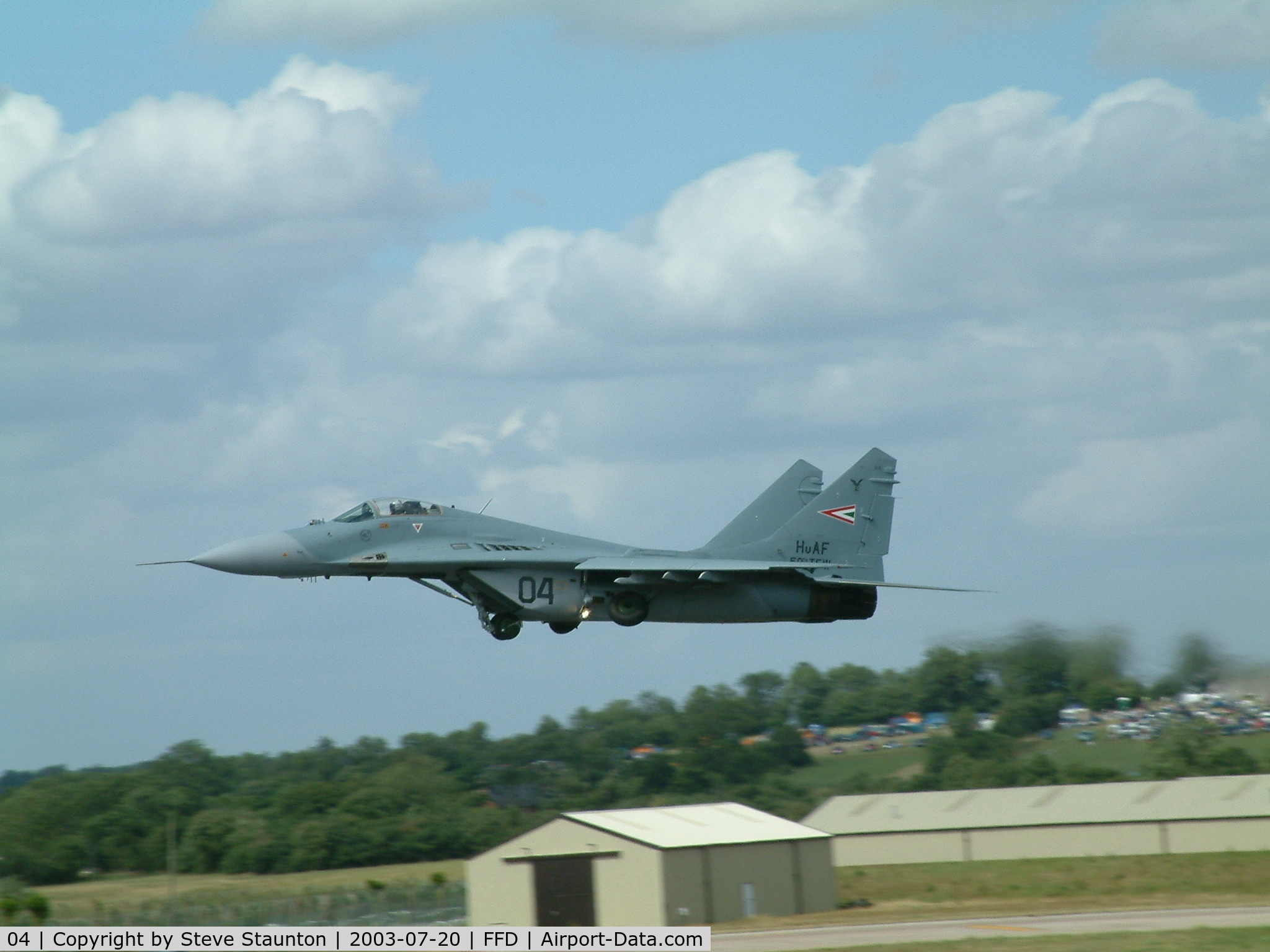 04, Mikoyan-Gurevich MiG-29B C/N 2960535127/4508, Royal International Air Tattoo 2003