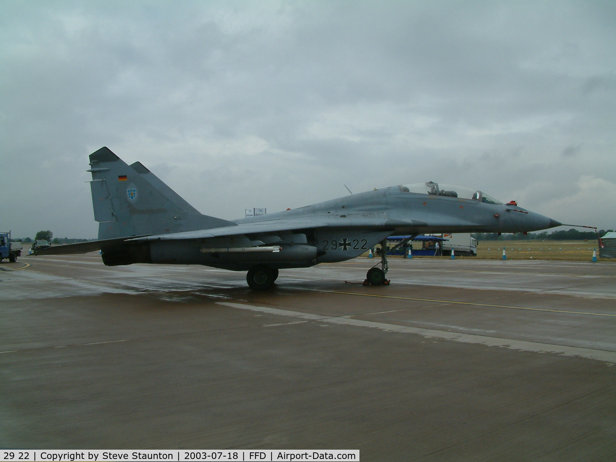29 22, 1988 Mikoyan-Gurevich MiG-29GT C/N N50903006448, Royal International Air Tattoo 2003