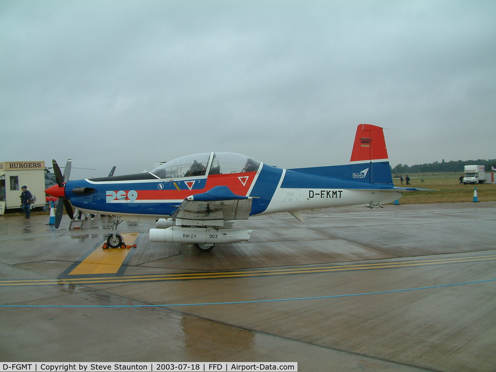 D-FGMT, Pilatus PC-9/B C/N 170, Royal International Air Tattoo 2003