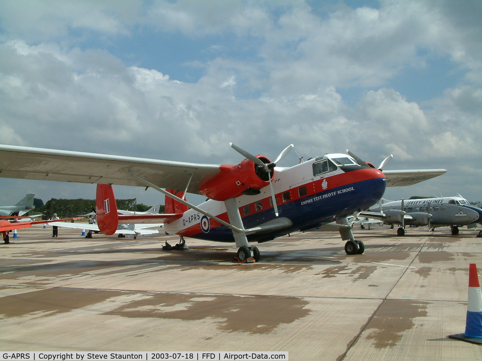 G-APRS, 1959 Scottish Aviation Twin Pioneer CC.2 C/N 561, Royal International Air Tattoo 2003