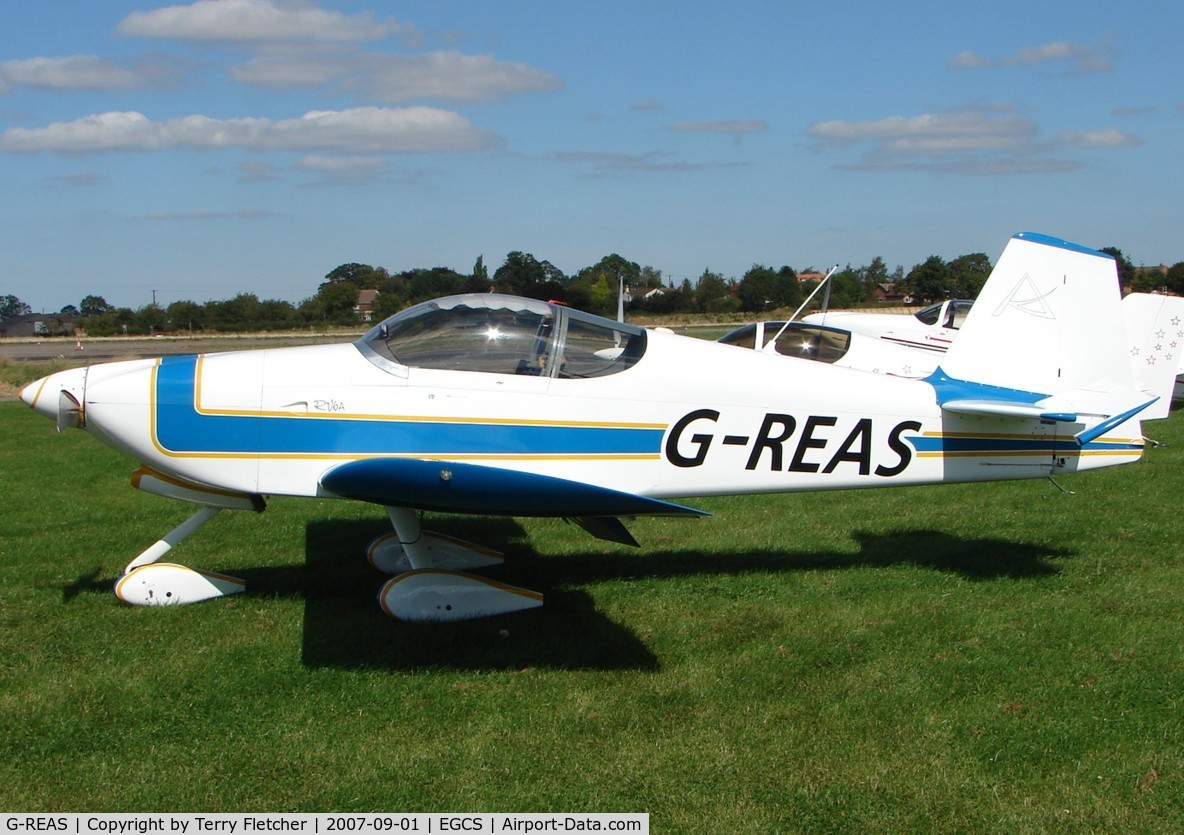G-REAS, 1995 Vans RV-6A C/N PFA 181-12188, RV-6A