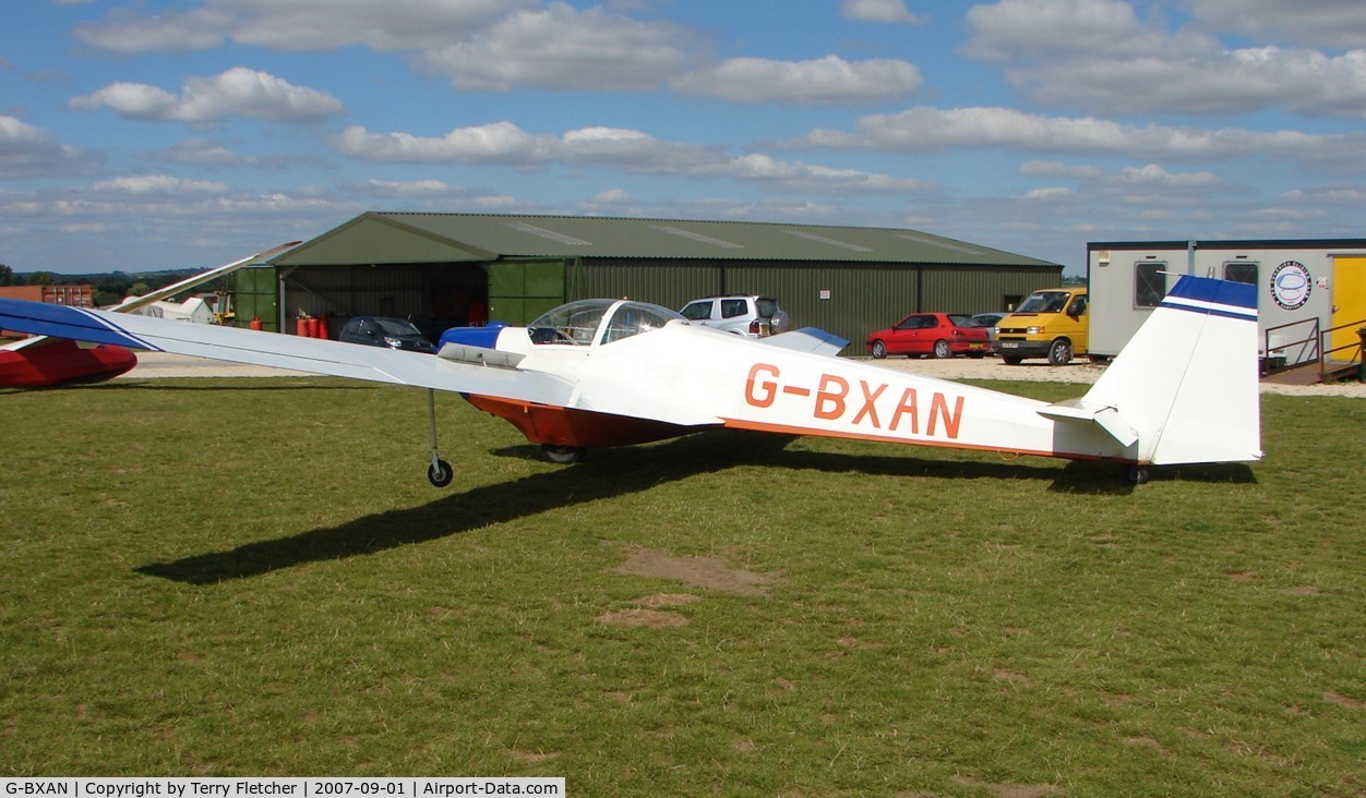 G-BXAN, 1980 Scheibe SF-25C Falke C/N 44299, SCHEIBE SF25C at Darlton Gliding Club , Notts , UK