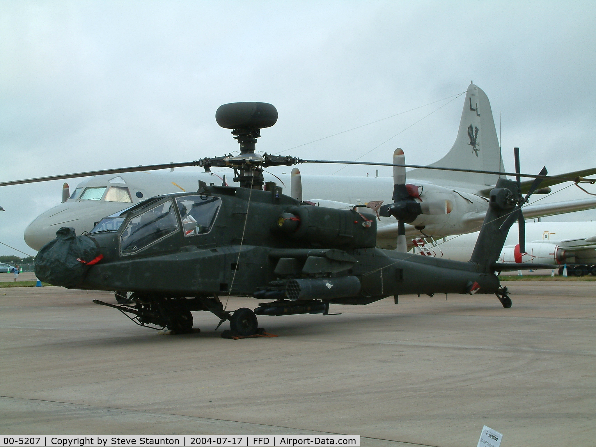 00-5207, 2000 Boeing AH-64D Longbow Apache C/N PVD207, Royal International Air Tattoo 2004