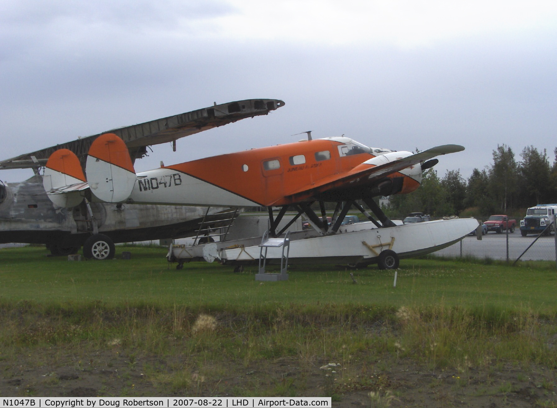 N1047B, Beech C18S C/N 7728, Beech C18S/UC-45F, two P&W R-985 450 Hp each, at Alaska Aviation Heritage Museum