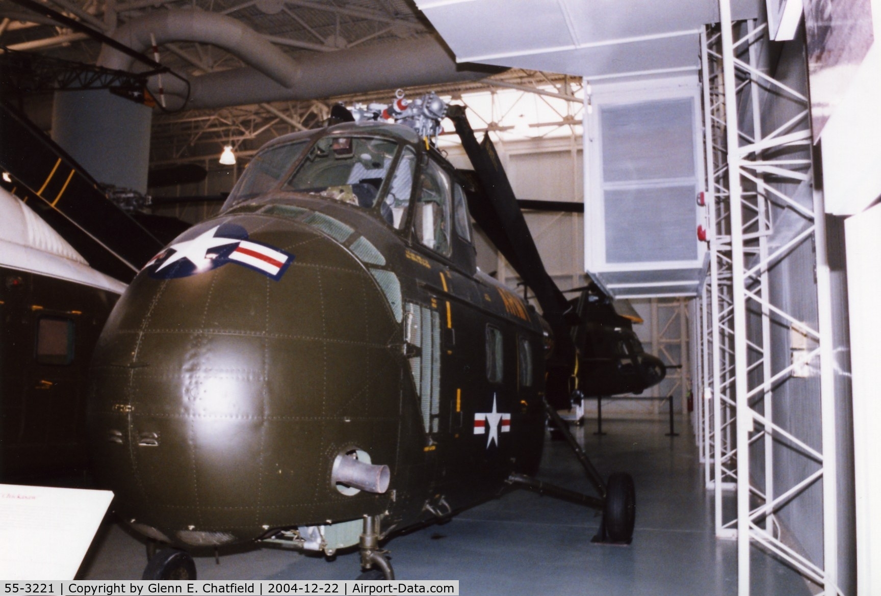 55-3221, 1955 Sikorsky H-19D-SI Chickasaw C/N 55-970, UH-19D at the Army Aviation Museum