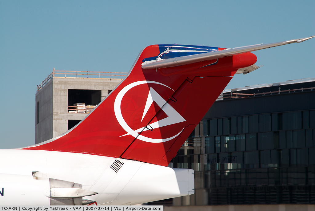 TC-AKN, 1994 McDonnell Douglas MD-83 (DC-9-83) C/N 53186, Atlas Jet MD80