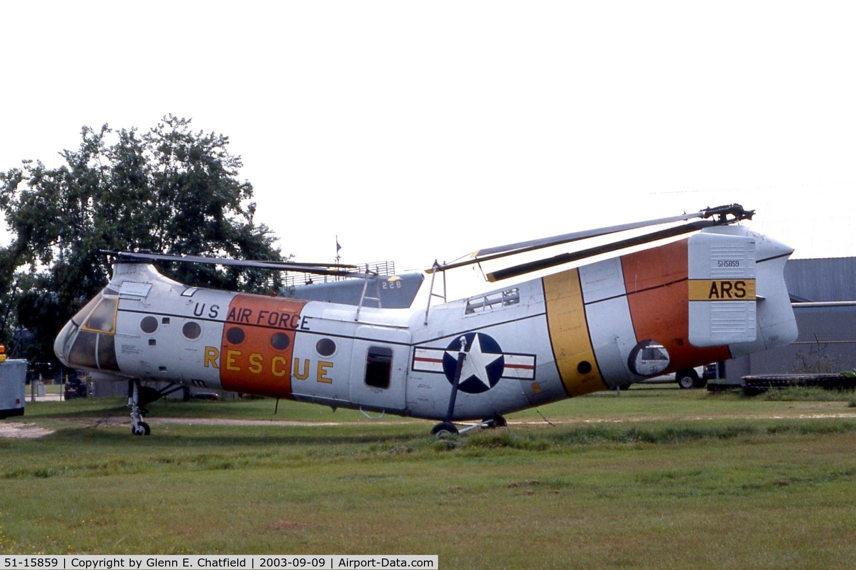 51-15859, 1952 Piasecki CH-21B Workhorse C/N B.6, CH-21B at the Battleship Alabama Memorial