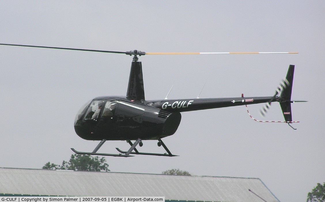 G-CULF, 2007 Robinson R44 Raven II C/N 11770, Robinson R44 at Sywell