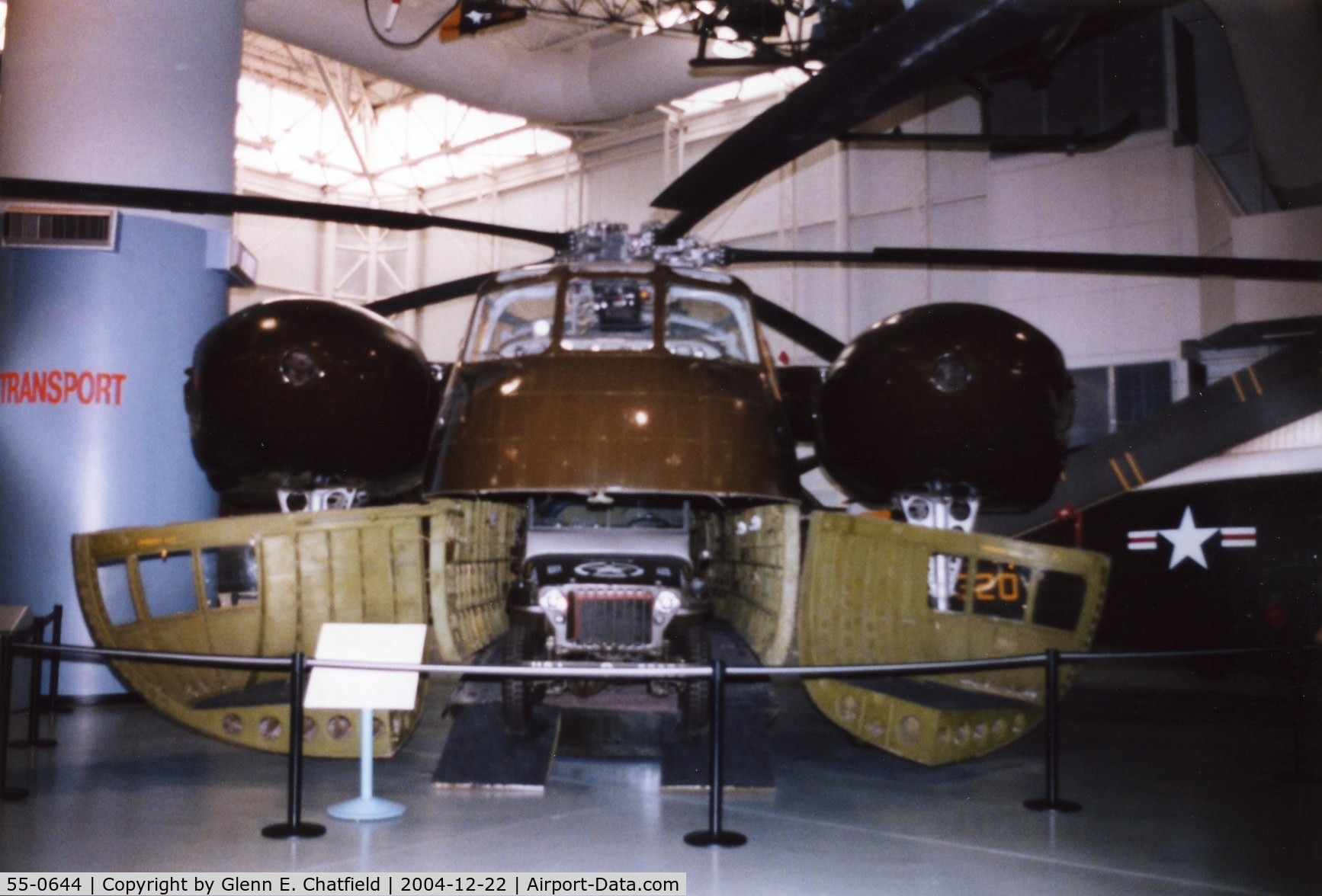 55-0644, 1955 Sikorsky CH-37B Mojave (S-56) C/N 56-031, CH-37A Mojave at the Army Aviation Museum