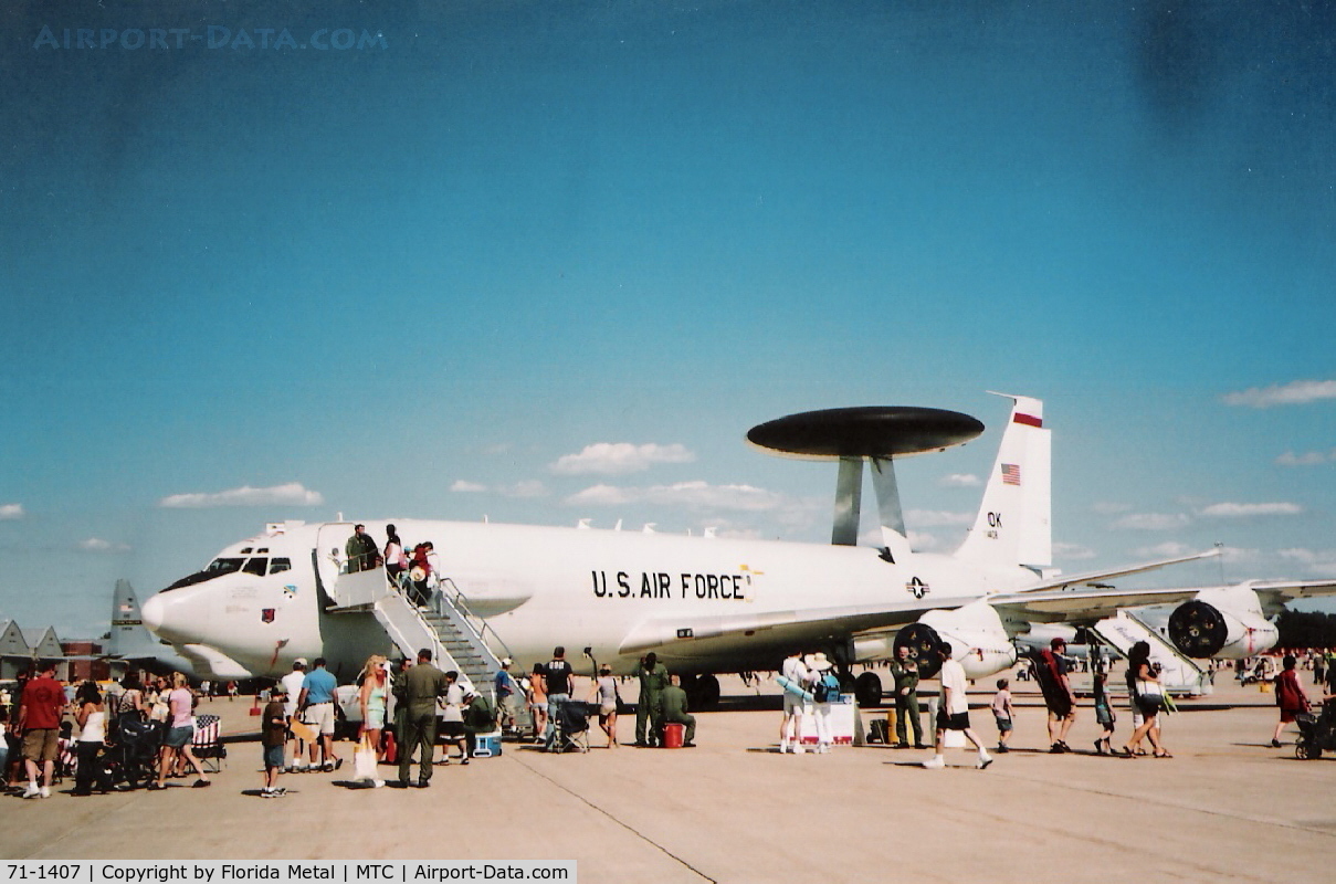 71-1407, 1971 Boeing E-3B Sentry C/N 20518, E-3B